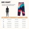 thumbnail image 2 of Salouo Colorful Surreal Landscape Print Women's Pajama Pants Casual Loose Sweatpants PJs Flowy Pants Drawstring Palazzo for Women Wide Leg Pants Lounge Pajama -X-Large, 2 of 8