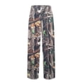 thumbnail image 7 of Havenx Camo Pajama Pants for Men Elastic Waist Long Pants Camo Straight-Fit Pajama Bottoms with Pockets Funny Print Soft Lounge Breathable Clothes,Earthy Yellow L, 7 of 7