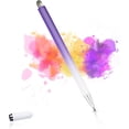 thumbnail image 1 of Lápices ópticos para pantallas táctiles, 2 en 1, de alta precisión, universales, con tapa magnética para iPad, compatibles con Apple, iPhone, iPad, Android y otros teléfonos (morado)., 1 of 8