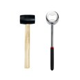 thumbnail image 1 of Herramienta para abrir cocos Cuchillo para perforar cáscaras de coco Martillo de goma con mango de madera Acero inoxidable Cocon Como se muestra, Como se muestra, 1 of 5
