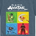 thumbnail image 3 of Avatar - The Last Airbender - Four Elements Square - Kids YOUTH SHORT SLEEVE TEE, 3 of 5