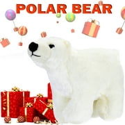 Sehao Fidget Toys Cuddle Plush Polar Bear Stuffed Animal Toys Kawaii Floppy Collection White Plush