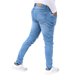 thumbnail image 4 of Pantalón rasgado de mezclilla stretch John Silver Corte skinny Color azul froster claro, 4 of 5