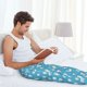 thumbnail image 5 of Fotbe Healthy And Ill White Teeth Pantalones de Pijama para Hombre, Pantalones de Dormir, Pantalones de Casa con Cintura Ajustable y Bolsillos-Small, 5 of 6