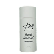 Breast Deodorant By Klevij | Unscented Travel Size Toiletry (3.1 oz)