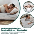 thumbnail image 6 of ABORON Folding Futon Mattress, Japanese Tatami Floor Mattress for Adults, Extra Thick Foldable Sleeping Pad Mattress for Floor, Sofa Bed and Camping, 6 of 13