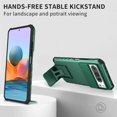 thumbnail image 6 of Compatible with Google Pixel 8 Pro Case with Slide Camera Cover, Google Pixel 8 Pro Phone Case with Stand Shockproof Hard PC Cases (Dark Green), 6 of 14