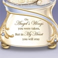 thumbnail image 3 of Remembrance Porcelain Musical Glitter Globe with Angel and Swarovski Crystals by The Bradford Exchange, 3 of 4