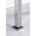 thumbnail image 2 of Kingston Brass KVPB37224Q1 Monarch 37" Ceramic Console Sink with Stainless Steel Legs (4-Inch, 3-Hole), White/Polished Chrome, 2 of 7