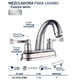 thumbnail image 2 of Llave Mezcladora Baño Lavabo Alfa  Cuerpo De Latón Cromado Rehilete Corto, 2 of 2