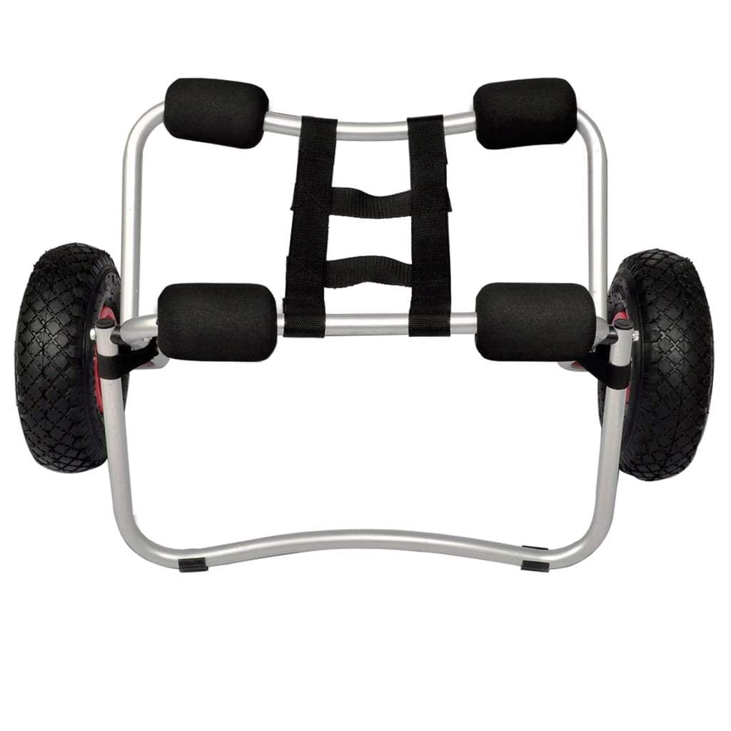vidaXL Kayak Cart Kayak Trailer Canoe Rack Trolley Kayak Carrier Aluminum