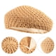 thumbnail image 4 of Boina tejida de paja sombrero clásica boina francesa boina decorativa para mujeres niñas, 4 of 6