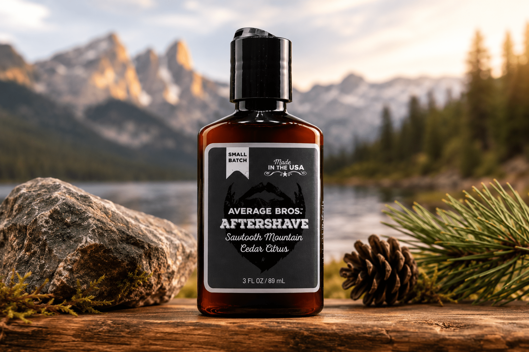 Sawtooth Mountain Cedar Citrus Aftershave