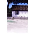 thumbnail image 1 of BSDHOME Polyester House Front Wooden Fence Grounds 5x7ft Mural Studio Props Photography Backdrops, 1 of 2