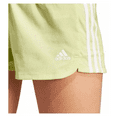 thumbnail image 2 of Adidas Aeroready Pacer 3 Stripes Women's Woven Training Shorts, Lime, XL, 2 of 2