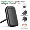 thumbnail image 4 of MYKOMI 2 Pack Charger Cable for Fitbit Charge 6 / Fitbit Charge 5 / Fitbit Luxe, Fast Charging Replacement USB A Charging Cable Dock Stand for Fitbit Luxe/Charge 5/Charge 6 Smartwatch, 4 of 7