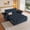 Chenille Blue, variant on 65'' Sleeper Sofa Bed Full, Pull Out Couch, RV-Friendly, Velvet Black,3-in-1 Convertible Sofa with Table & USB, Storage Space, Fit for Movie Nights, Loveseat for Apartment, Living Room, Camper