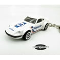 thumbnail image 3 of Nissan Fairlady White GReddy Car Rare Novelty Keychain 1:64 Diecast, 3 of 4
