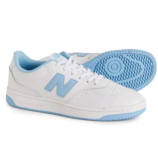New Balance BB80RTB Men’s Sneakers White Blue Size 9.5 Basketball Shoes