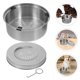 thumbnail image 1 of unbranded Bowl Para En Inoxidable Sin Derrames Para Hogar, 1 of 5