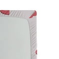 thumbnail image 3 of Ambesonne Emoji Fitted Sheet, Flowers Hearts Girlboss Face, King Size, Pale Ruby Mustard and White, 3 of 3