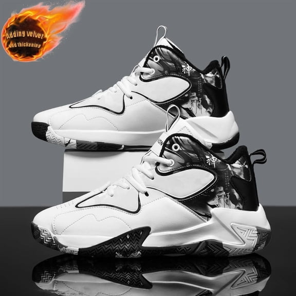 Men'S & Women'S Large Size Durable Slip-Resistant Basketball Sneakers - Low-Top Casual Shoes with Cushioned Rubber Sole, Arch Support & Height Boost - / Sneakers for Casual Attire, Gym