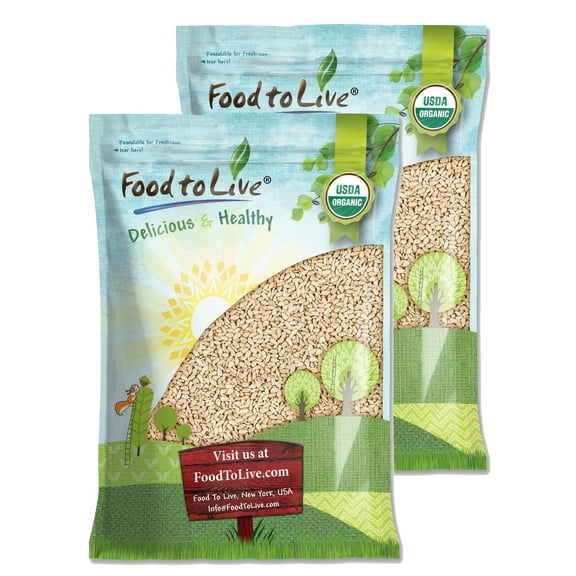 Organic Raw Sunflower Seeds, 18 Pounds — Non-GMO, Raw, Kosher, Vegan, Sproutable — by Food to Live