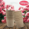 thumbnail image 2 of Pots Plants 100 Pots 6CM For Fiber B^iodegradable Patio & Garden, 2 of 6