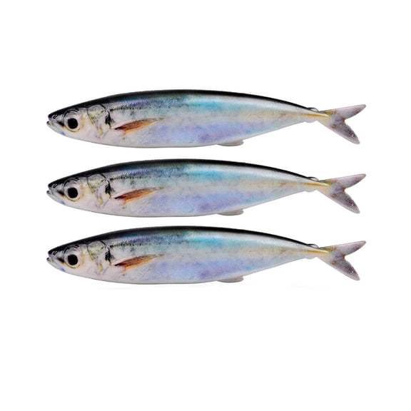 3Pcs Floating Soft Mackerel Baits Artificial Swimbait Fishing Lure