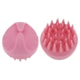 thumbnail image 5 of Unique Bargains 1 Pc Handheld Hair Shampoo Brush for Head Massage 3.46"x3.46" Pink, 5 of 6