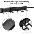 thumbnail image 3 of Tool Organizer Wall Mount Garage Storage Wall Organizer Garden Tool Storage Rack with PC fabric bag holder with Hooks with Straps use for Ski Gears Rake Shovel Yard Tool, 3 of 7