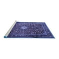 thumbnail image 2 of Ahgly Company Machine Washable Indoor Rectangle Persian Blue Traditional Area Rugs, 5' x 7', 2 of 4