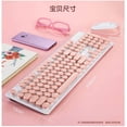 thumbnail image 3 of 2.4GHZ Wireless Mechanical Keyboard and Mouse Set Mouse and Keyboard Set for Office, 3 of 8