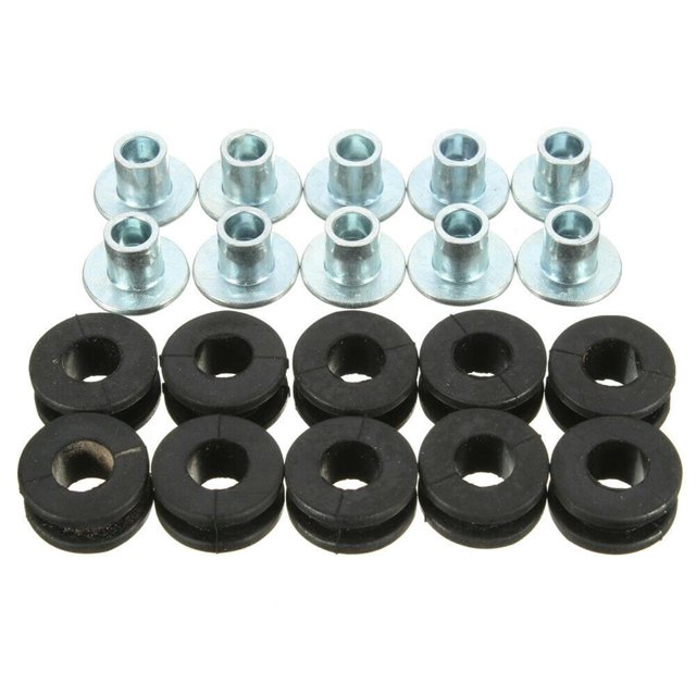 Kit De Cojín De Alivio De Presión De Perno De Ojal De Goma Para Motocicleta, 10 Uds., Accesorios De Repuesto Serendint VI007080-00