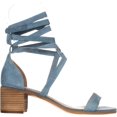 thumbnail image 4 of Womens Steve Madden Rizzaa Lace Up Ankle Strap Sandals, Light Blue, 4 of 6