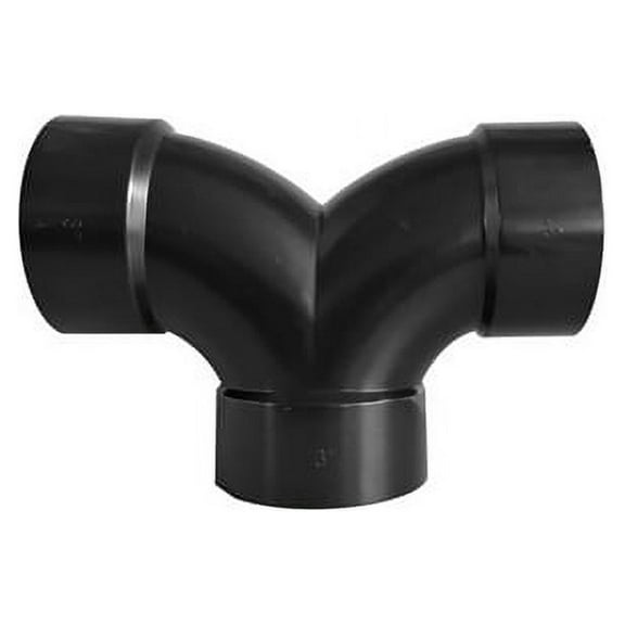 Valterra D50-3047 RV DWV Double 1/4 Bend w/ 3" Hub Sewer Fitting