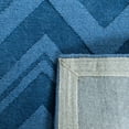 thumbnail image 4 of Safavieh Impressions Matthew Chevron Wool Area Rug, Blue, 5' x 5' Round, 4 of 8