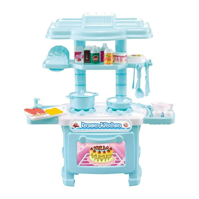 Juego de vajilla infantil Play House, juguete de cocina para niñas