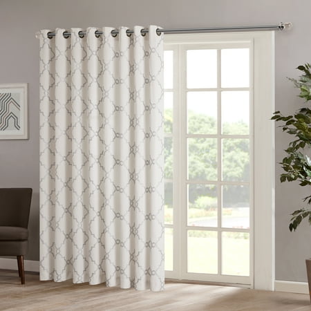 - Home Essence Sereno Fretwork Print Patio Window Panel