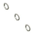 thumbnail image 2 of relayinert Mesmerizing Elastic Ring Exquisite Crystal Inlays For Captivating Appearance silver 1 row 3Set, 2 of 6