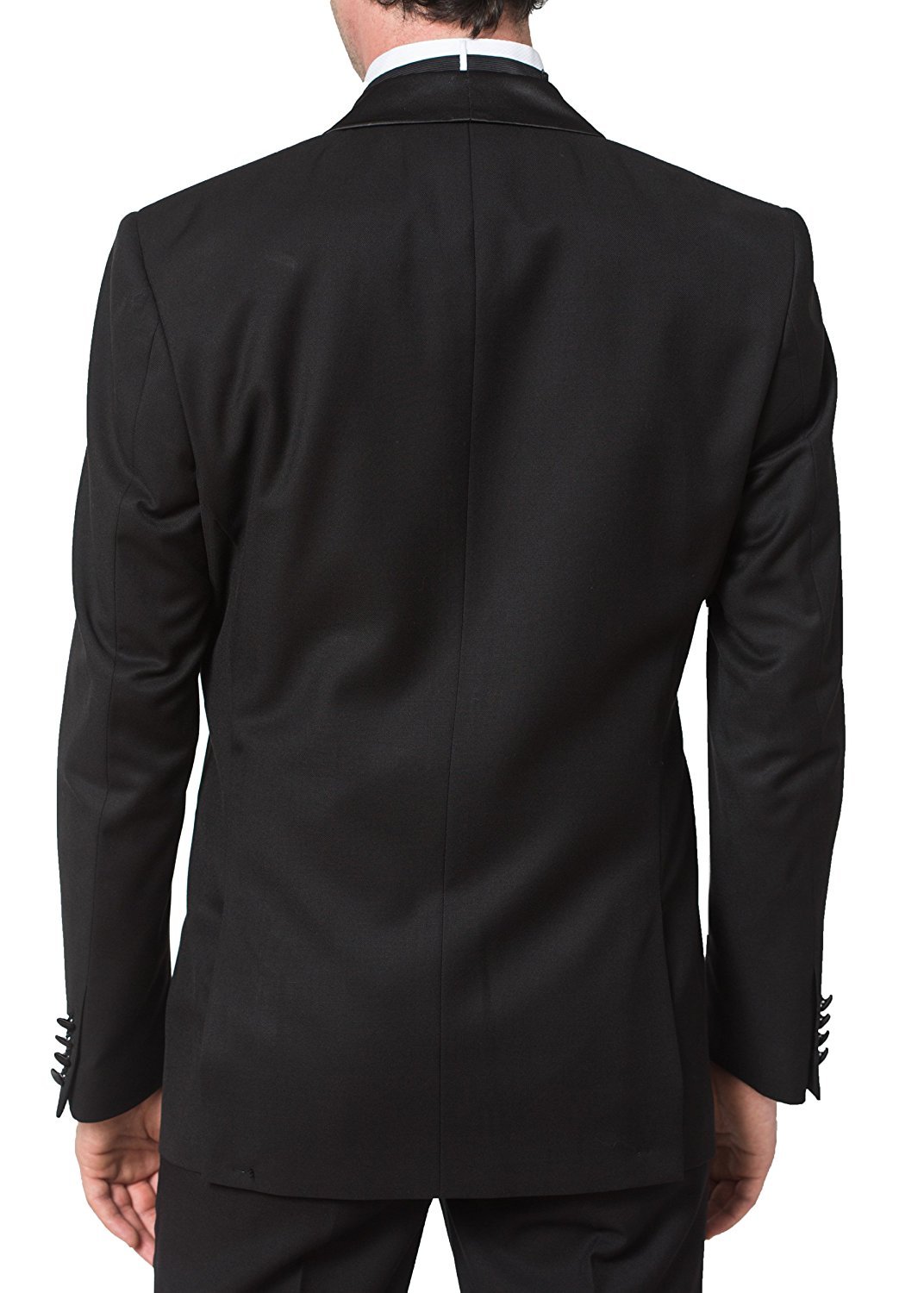 Giorgio Fiorelli Men’s G47815/1 One Button Modern Fit Two-Piece Shawl Collar Tuxedo Suit Set - Black - 42S - image 5 of 5