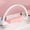 White, variant on LED Nail Lamp with Remote, 3-Color Dimmable USB Half Moon Light for Manicure Lash Tattoo, White/Pink
