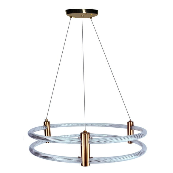 Lámpara de Techo Colgante LED 3 Niveles Brillo Cosmos Halo, candil decorativo de cristal para hoteles, restaurantes y eventos, iluminación hogar elegante