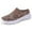Coffee, variant on Women Casual Shoes Mesh Shoes Half Slippers Footwear Casual Shoes Breathable Soft Bottom For Women Summer Daily Wear ,Us Size:9