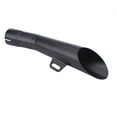thumbnail image 2 of Universal Black Stainless Steel Motorcycle Motocross Exhaust Muffler Pipe Tip, 2 of 9