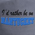 thumbnail image 2 of CafePress - I'd Rather Be On Nantucket 2 Cap - Adjustable 100% Brushed Unisex Casual Cotton Baseball Cap, Beige, 1, 2 of 2