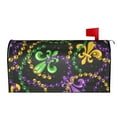 thumbnail image 3 of Fotbe Mardi Gras6 Mailbox Covers Post Letter Box Cover Garden Decor Standard Size-25.5x21 in, 3 of 9