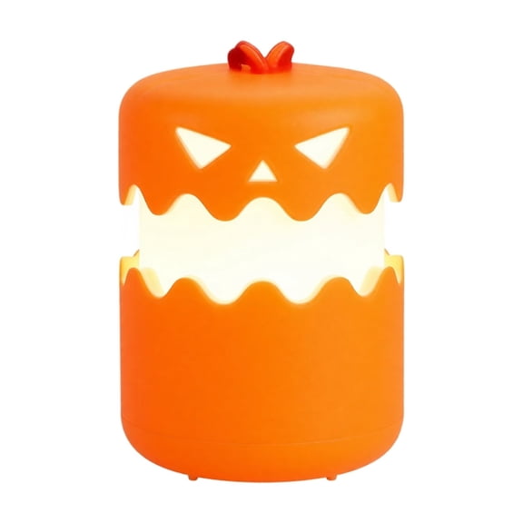 Halloween Portable Pumpkin Light, Halloween Jack O Lantern Pumpkin Decoration with Hanging Lanyard Design, Pumpkin Lantern Ornament for Outdoor Party Home Holiday Decor