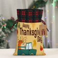 thumbnail image 5 of Rocae Happy Thanksgiving Day Print Christmas Drawstring Linen Gift Bag with Drawstrings Treat Bag Goody Present Bags for Christmas Party Favor, 5 of 8