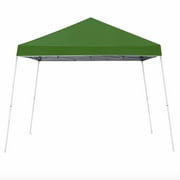Z-Shade 10 x 10 Foot Angled Leg Instant Shade Canopy Tent Shelter Green